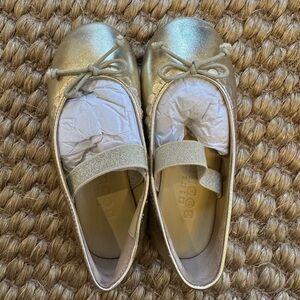 Mini Boden Metallic Flats